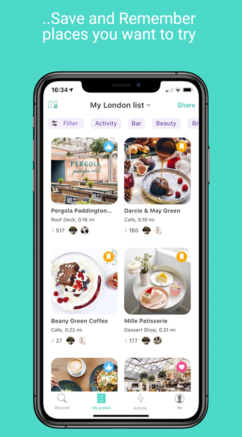 Grabbd - Social Foodie and Travel App screenshot 2